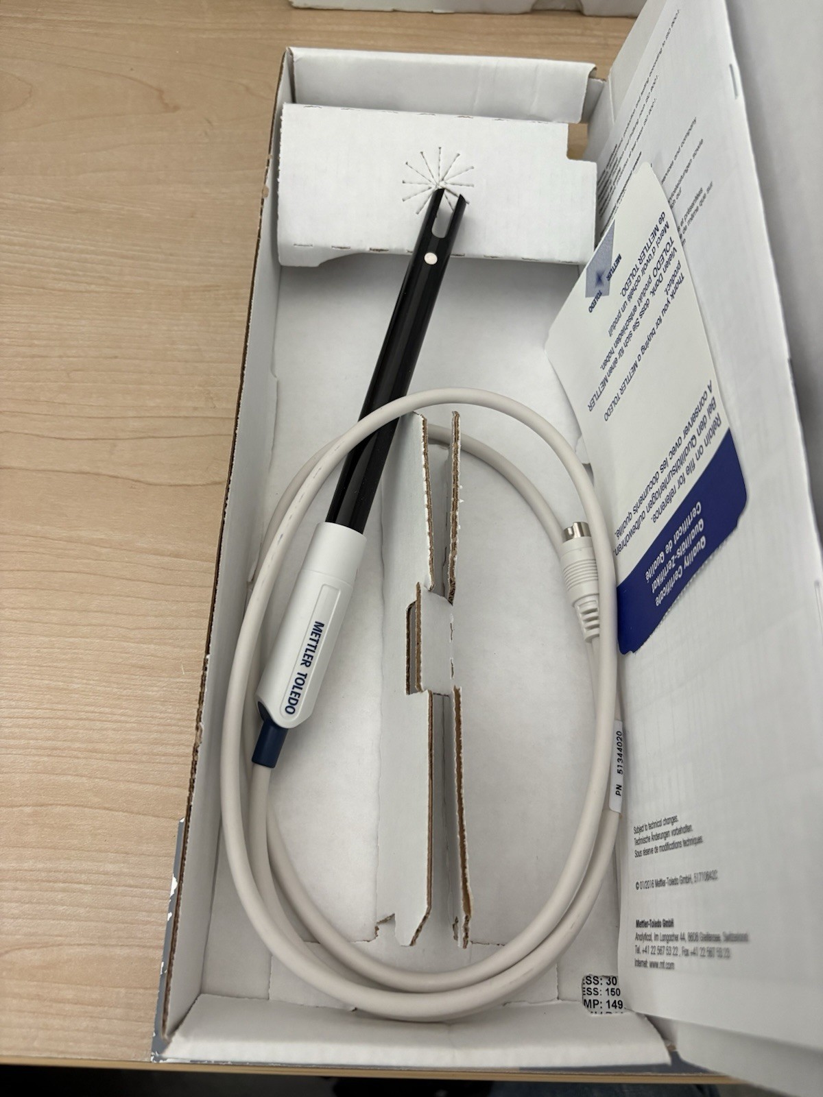 Mettler Toledo Inlab 731 Conductivity Probe 51344020. New