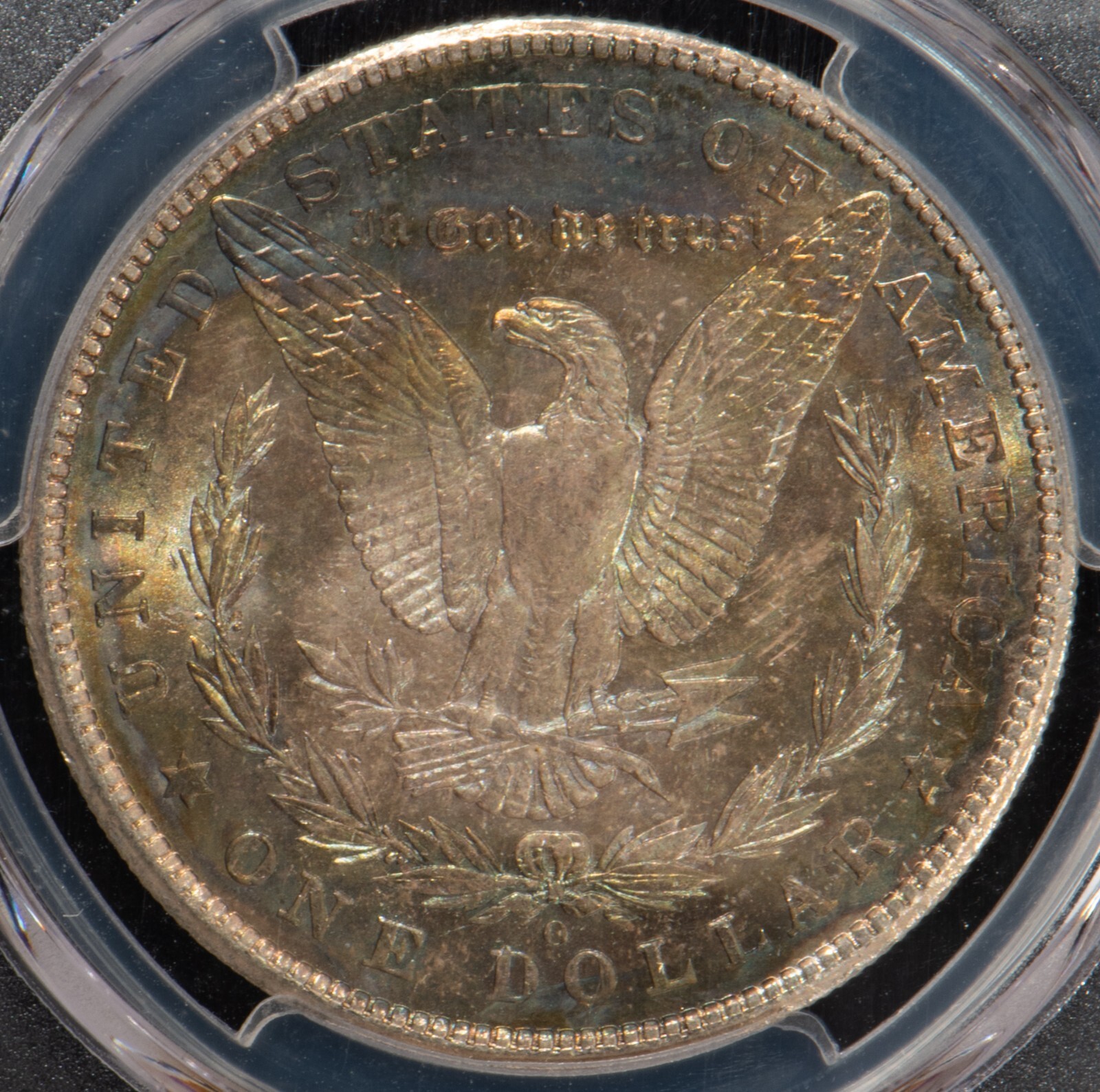1904-O Morgan Silver Dollar MS 64 Full Reverse Toning