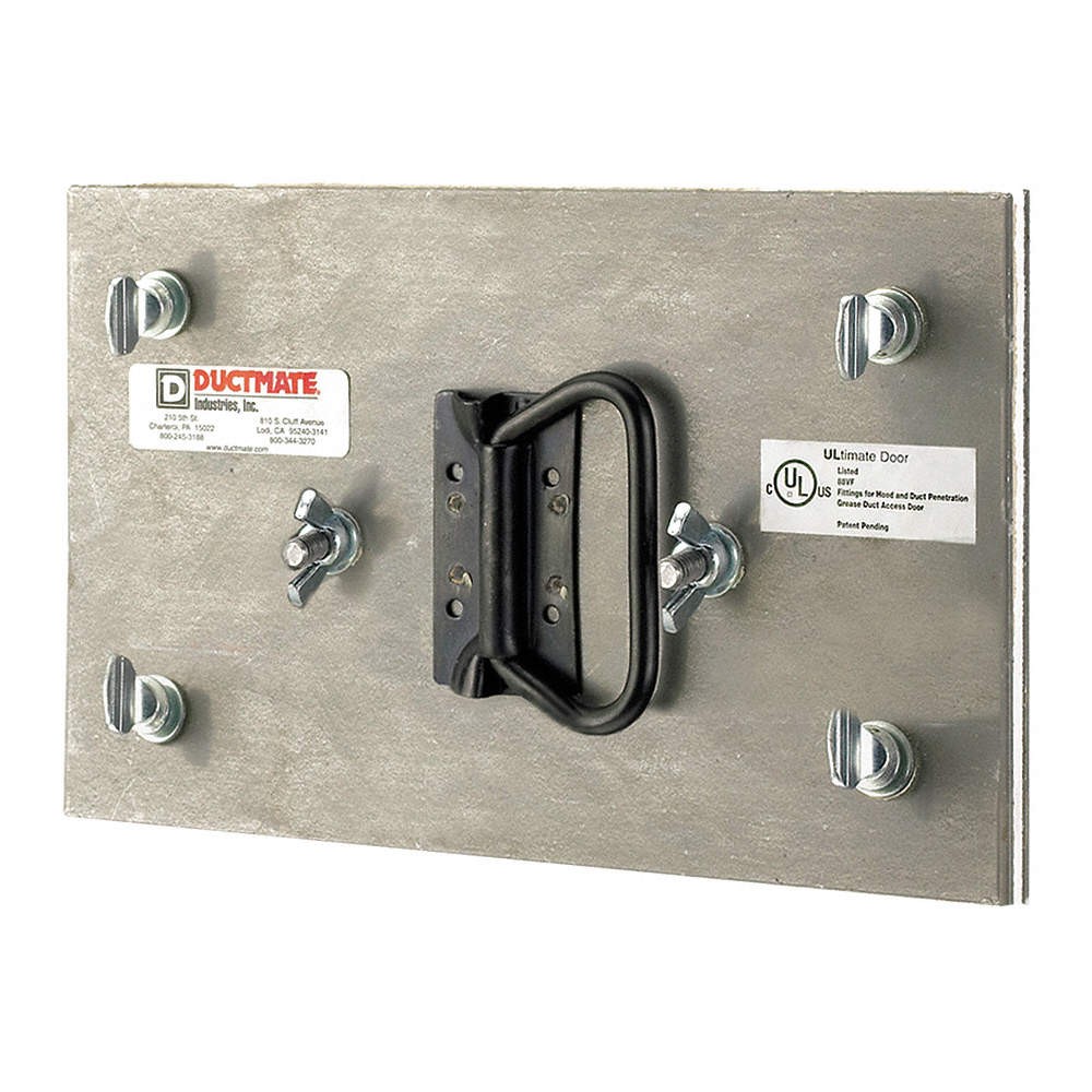 DUCTMATE  Access Door,14 In. H,14 In. W,Uncoated 6EKD2