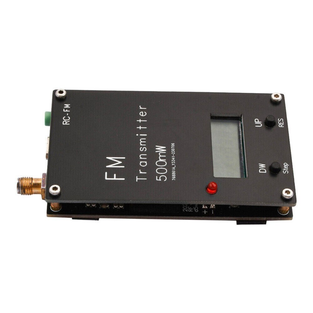 Long Range FM Stereo Transmitter With Adjustable Frequency And Memory Function