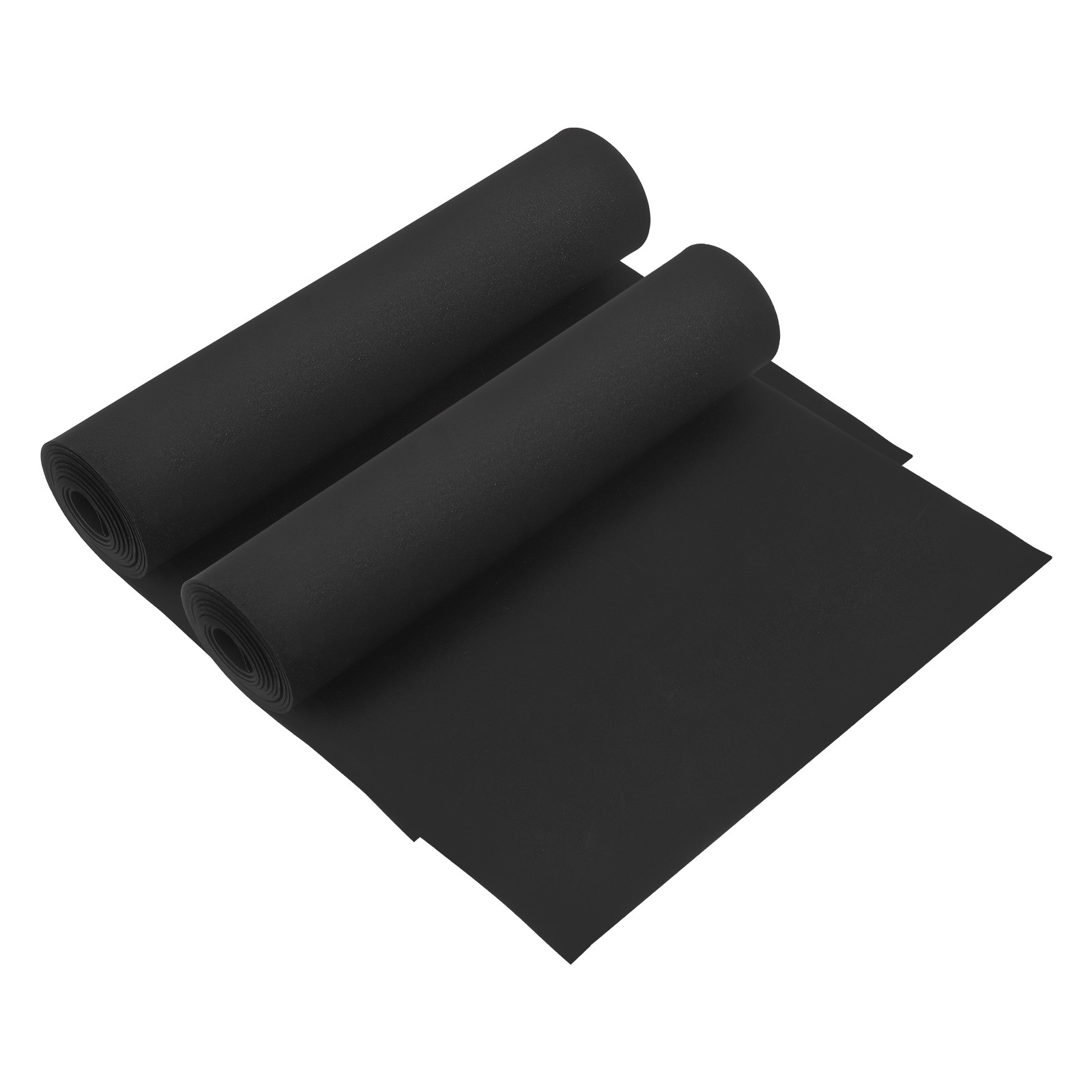 High Density EVA Foam Sheets 2mm Thick, 79x13" for Cosplay DIY, 2 Roll, Black