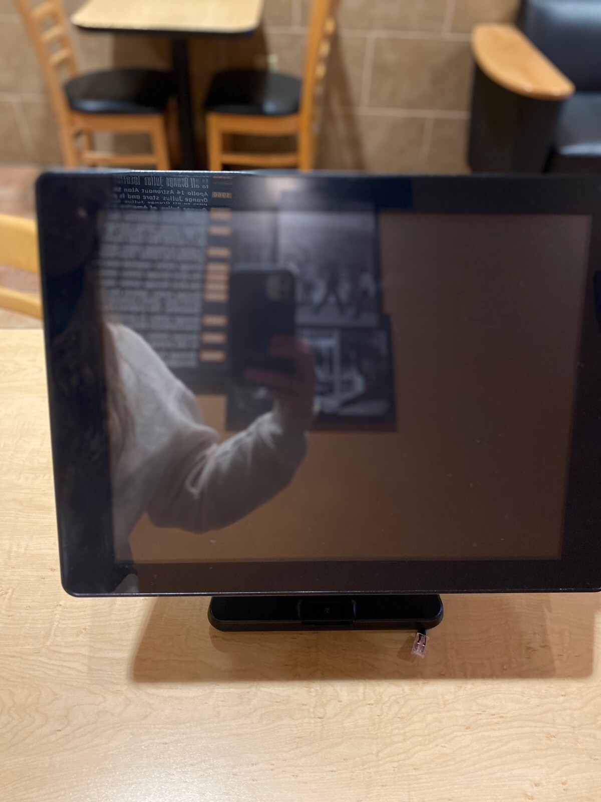 sams4s pos 6600 system with stand