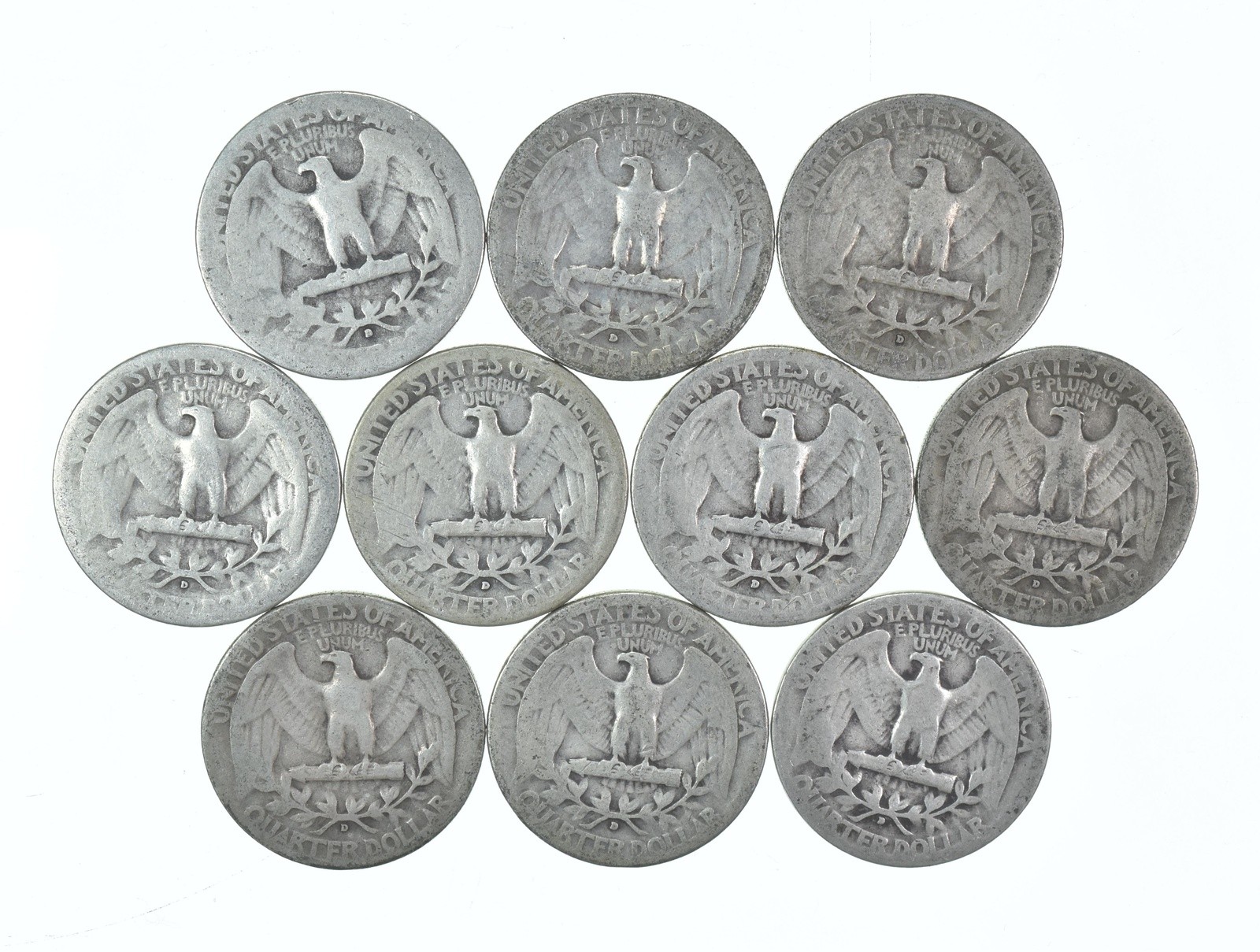 1937-D Washington Quarter Average Circ