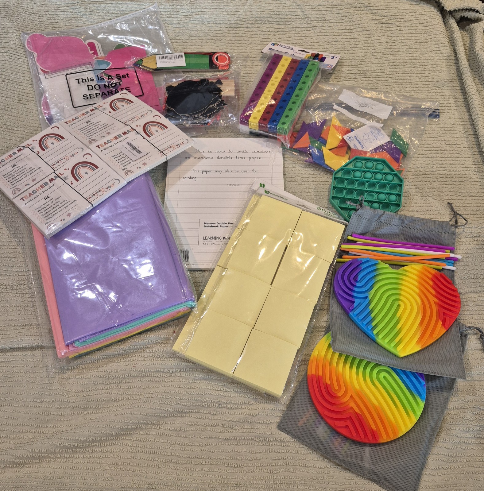 Classroom Teacher Supply Bundle – New & Gently Used  - Fidgets, Decor, Crafts