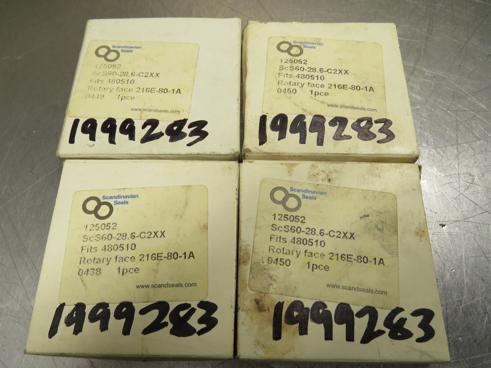 216E-80-1A Rotary Face Carbon Seal Fits 480510 Lot of 4!