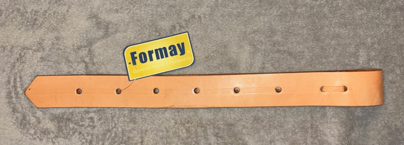 NEW FORMAY LEATHER OFF BILLET NATURAL COLOR 1 3/4'' WIDE 18'' LONG 181742RUS