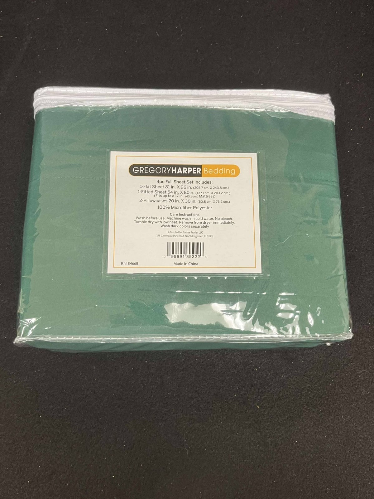 GREGORY HARPER BEDDING FULL BED SHEET SET 4 PIECES