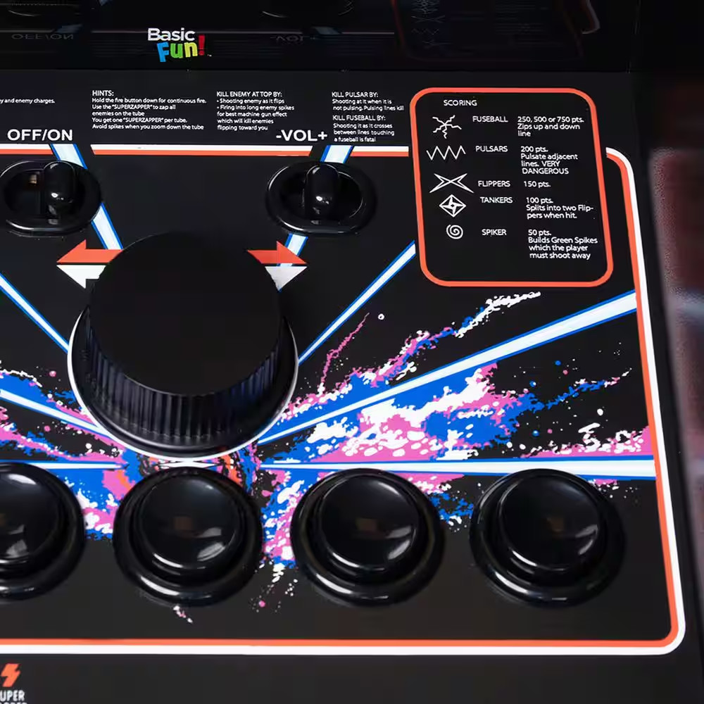 Atari Tempest Counter Series Arcade Game with 8 In. Screen