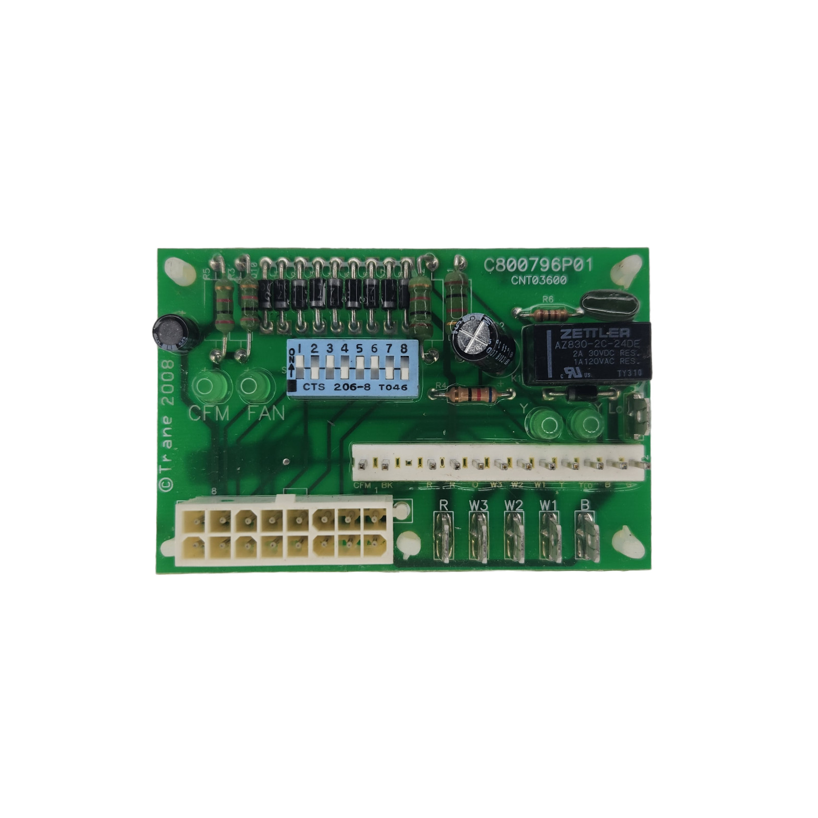 Trane American Standard CNT03600 Fan Control C800796P01