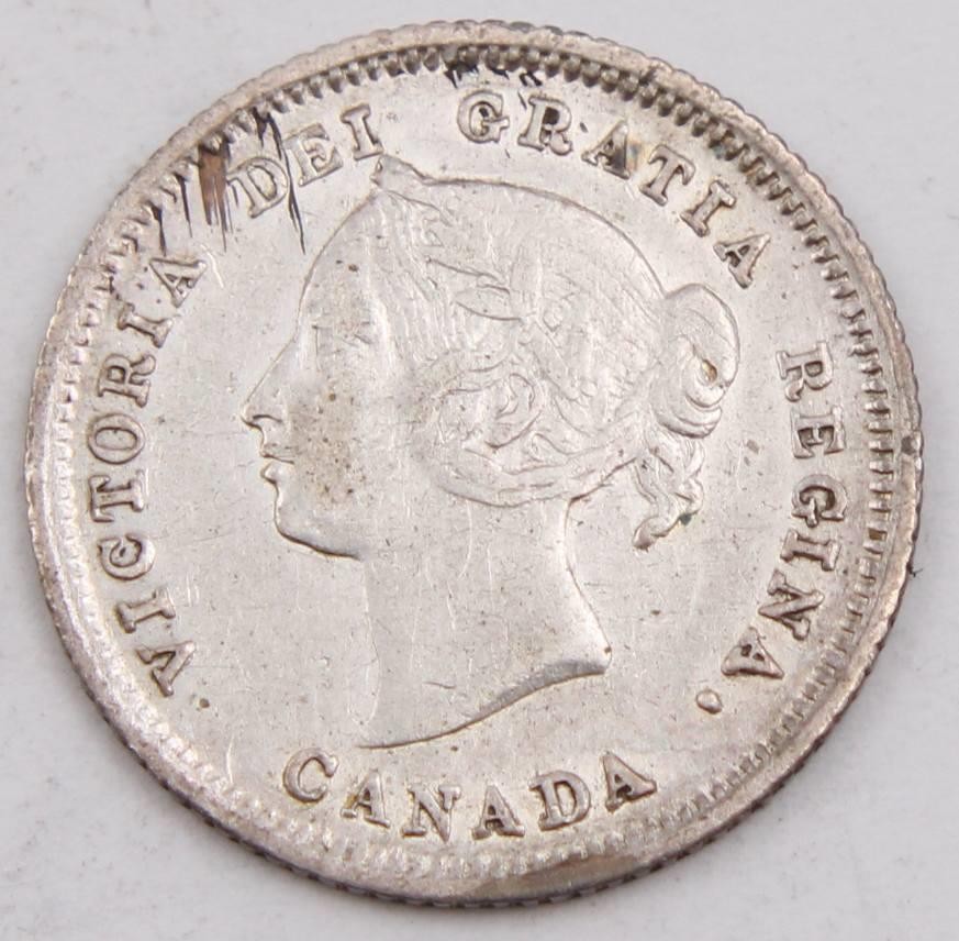 1880H Canada 5 cents obverse-2 Fine