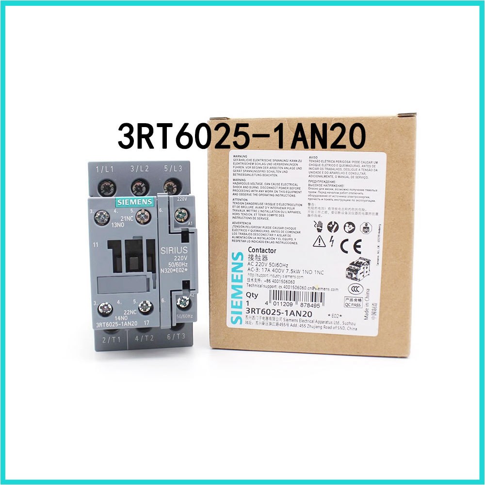 New boxed SIEMENS Contactor 3RT6025-1AC20 3RT6025-1AN20 3RT6025-1AG20 lot