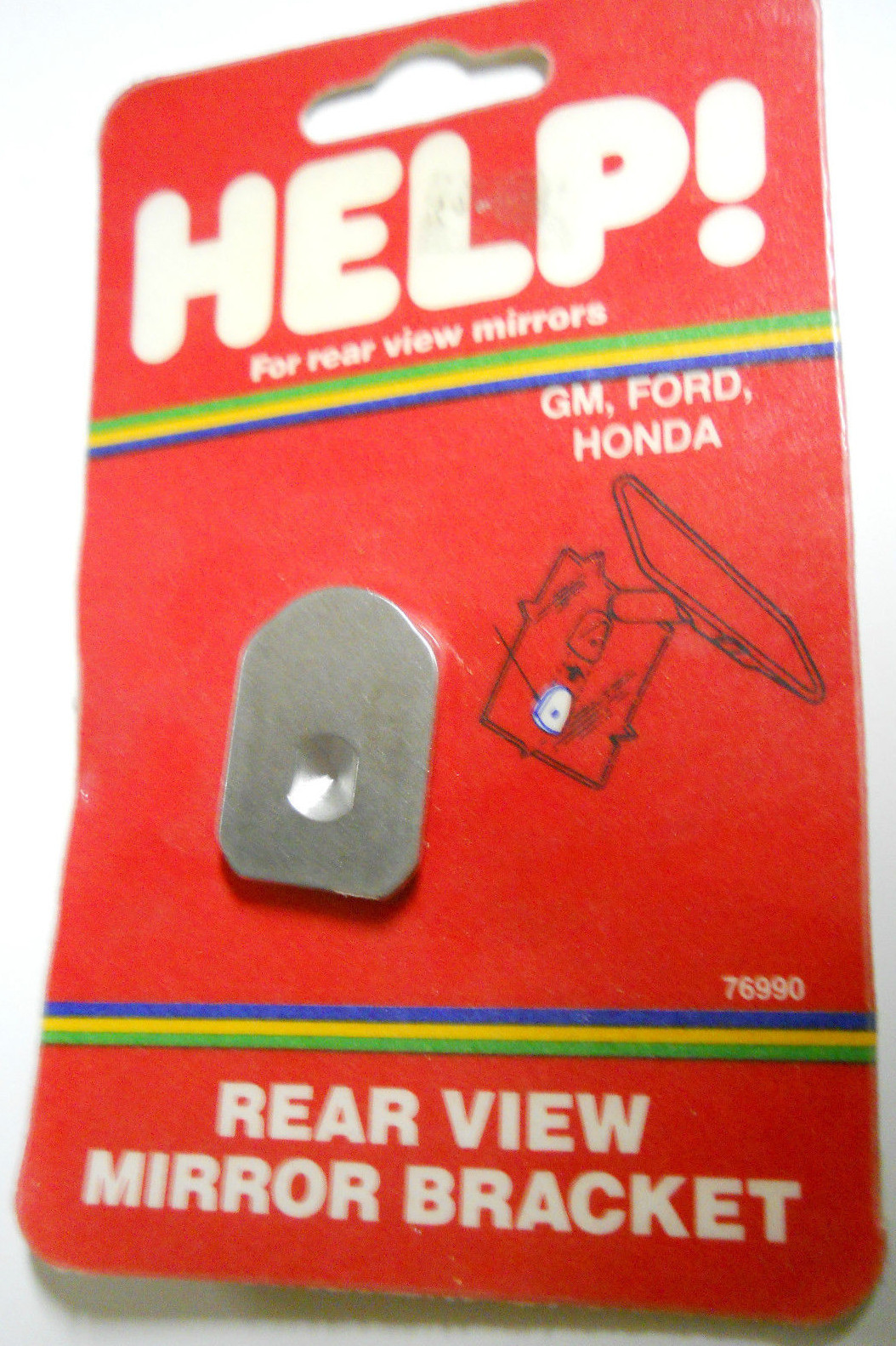 Dorman Help 76990 OE Replacement Rear View Mirror Bracket for GM Ford & Honda