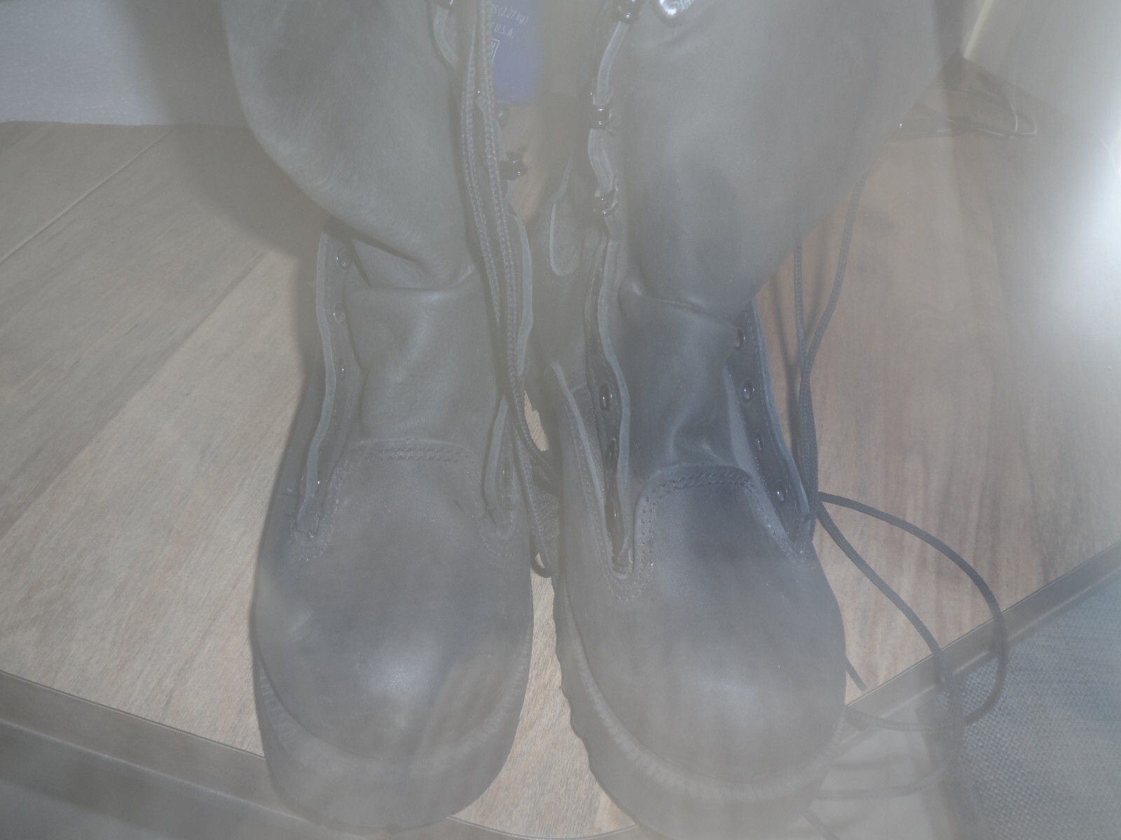 BOOTS, COMBAT, SIZE 3.5 W