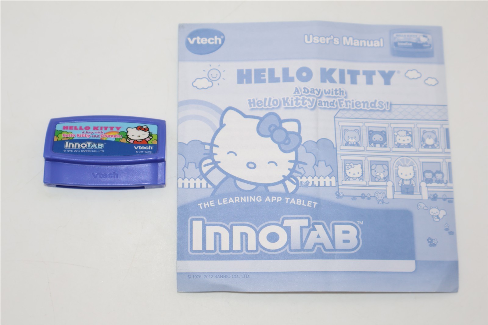 VTECH INNOTAB - GAME CARTRIDGE - HELLO KITTY - - W MANUAL