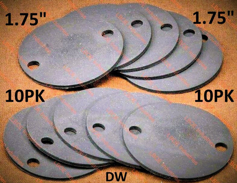 10 DW DRSP1001 Rubber Cookies Lugs Casing Gaskets Turret Snare Tom Drum - 1 3/4"