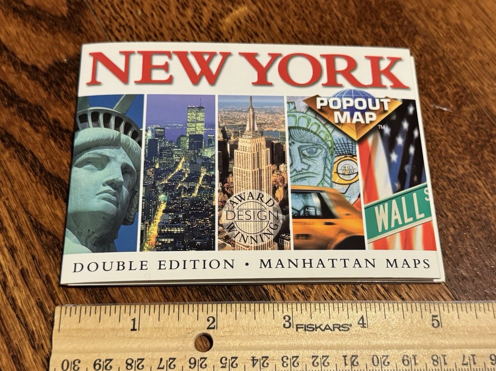 Vintage NYC Pop Up Pocket Map New York City Manhattan 9/11 Central Park Subway A