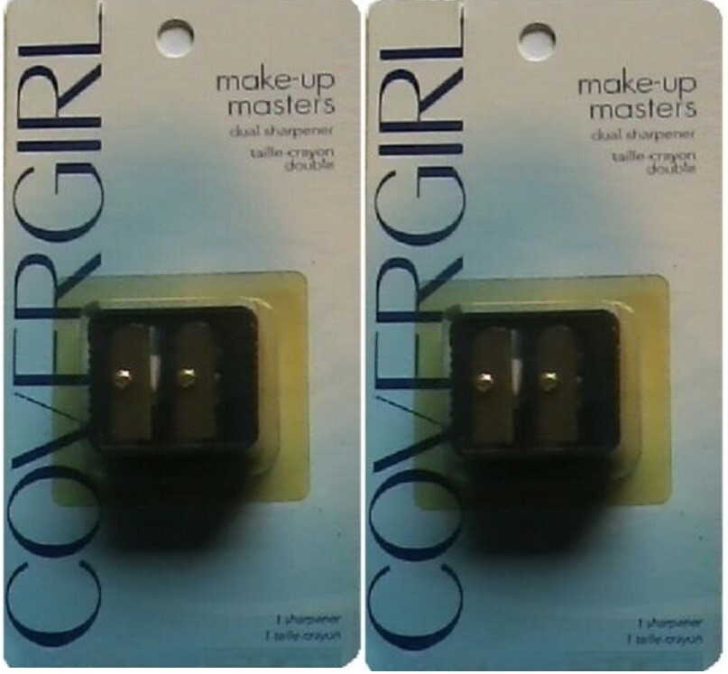 2 ORIGINAL COVERGIRL MAKE-UP MASTERS EYE / LIP PENCIL SHARPENER FREE SHIPPING US
