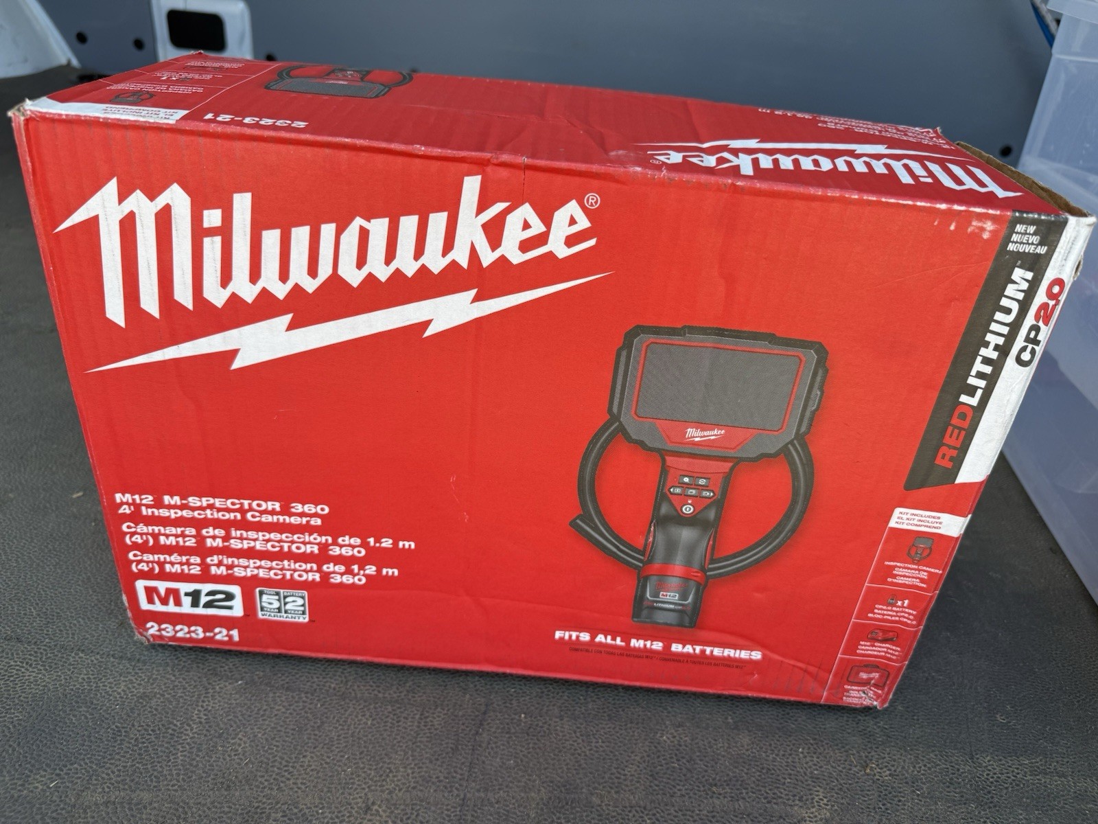 Milwaukee 2323-21 M12 M-Spector Cordless Inspection Camera Kit New