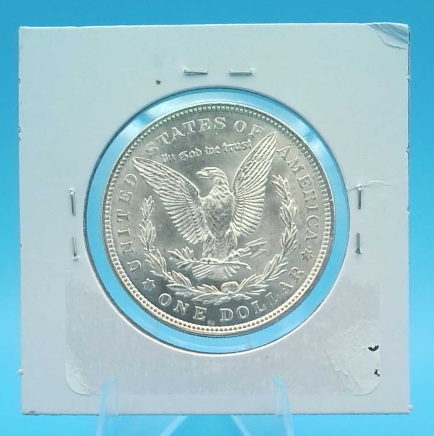 1921 90% Silver Morgan Dollar Brilliant Uncirculated