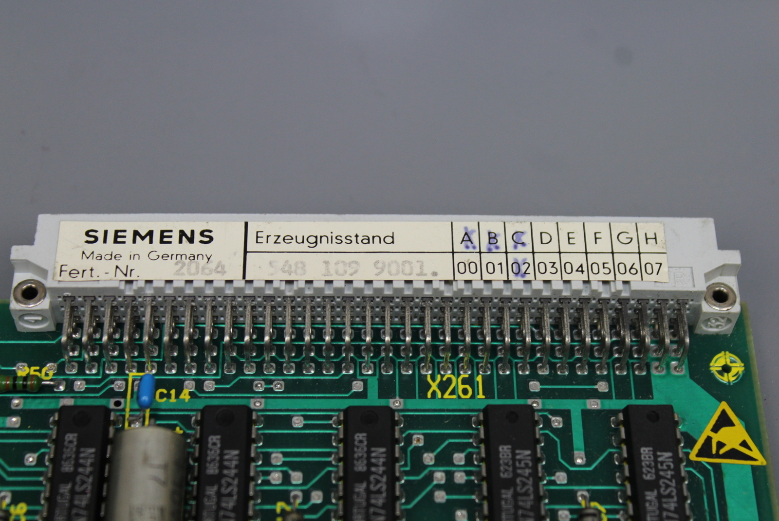 Siemens Sirotec 6FX1190-1AA00 RCM Program Memory E-Stand C02 Used