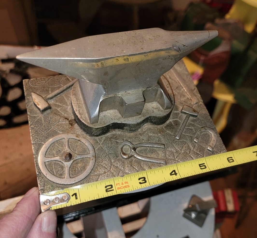 Miniature Anvil, Unique Blacksmith Display Anvil