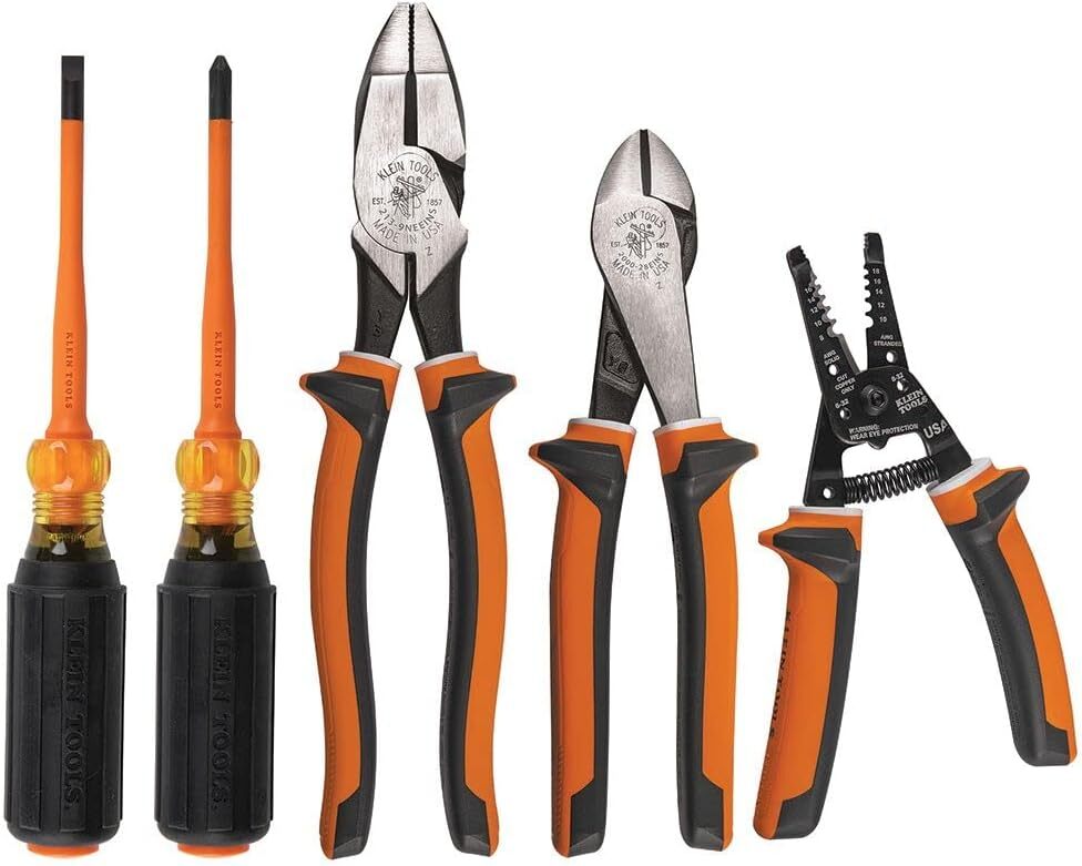 Klein Tools 94130 1000V Insulated Screwdriver Tool Set with #2 Multi-color