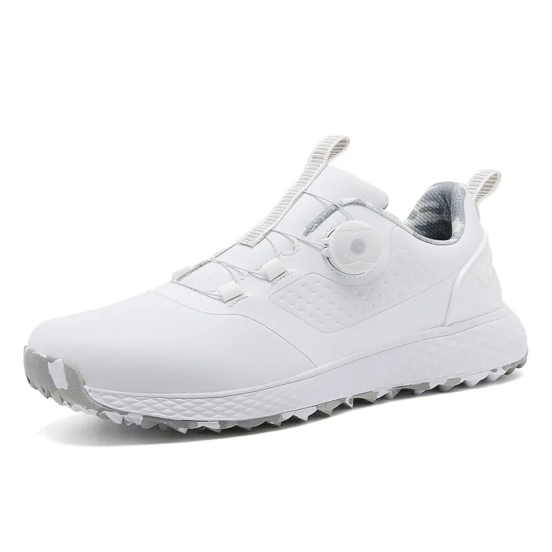 Waterproof Golf Shoes Mens Women Light Weight Swivel Buckle Golf Training Shoes