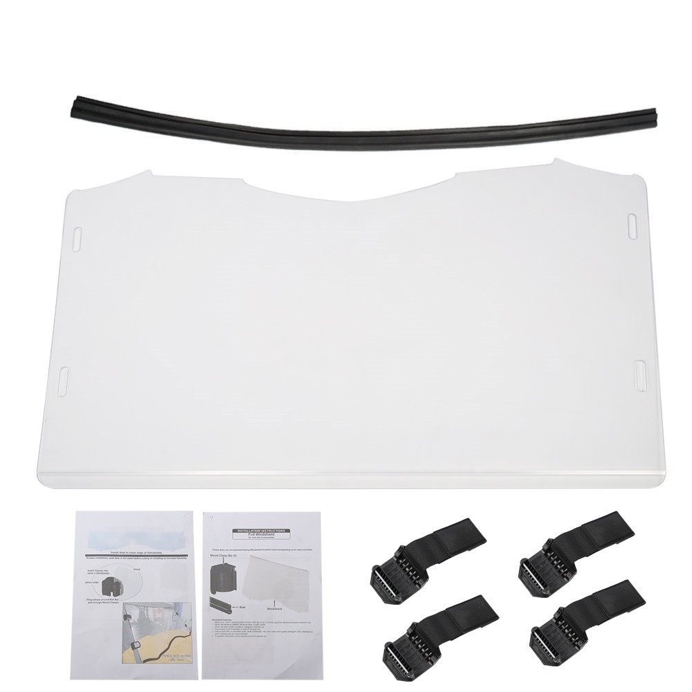 Front Full Windshield For Can Am Commander 800 1000 2011 2012 2013-2020