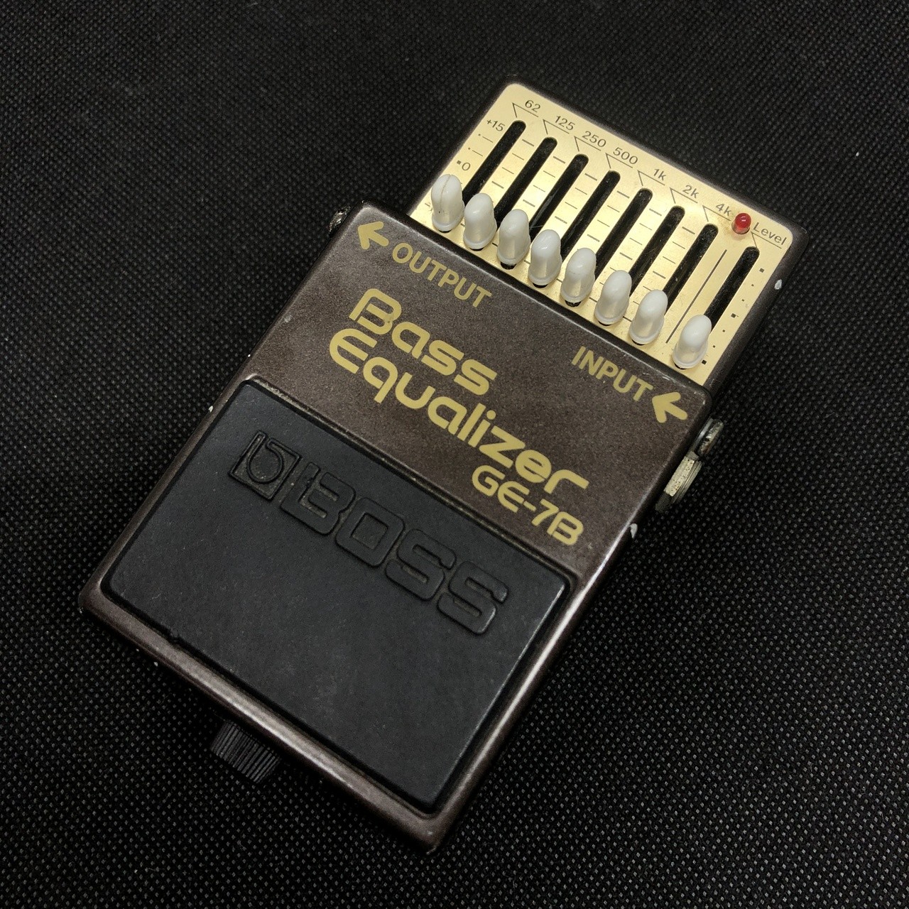 BOSS GE-7B Bass Equalizer 1987 Vintage ACA Power Supply Used