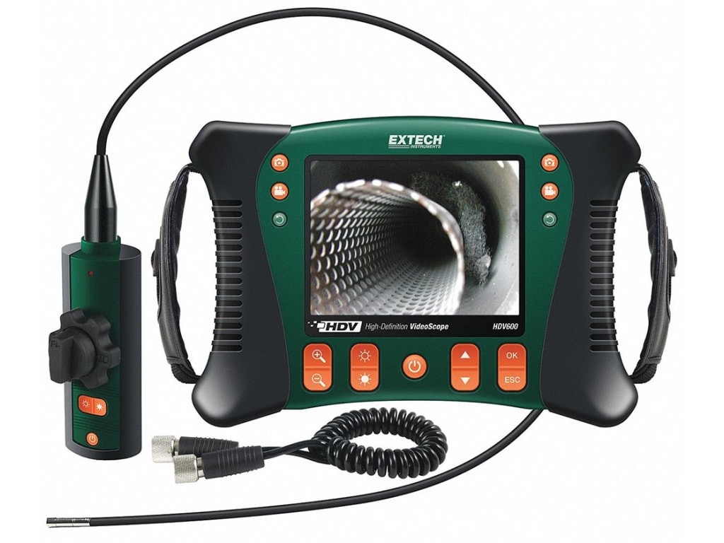 Extech HDV640W-OB Video Borescopes - Shaft Length: 39 IN, Shaft Diameter: 6 MM,