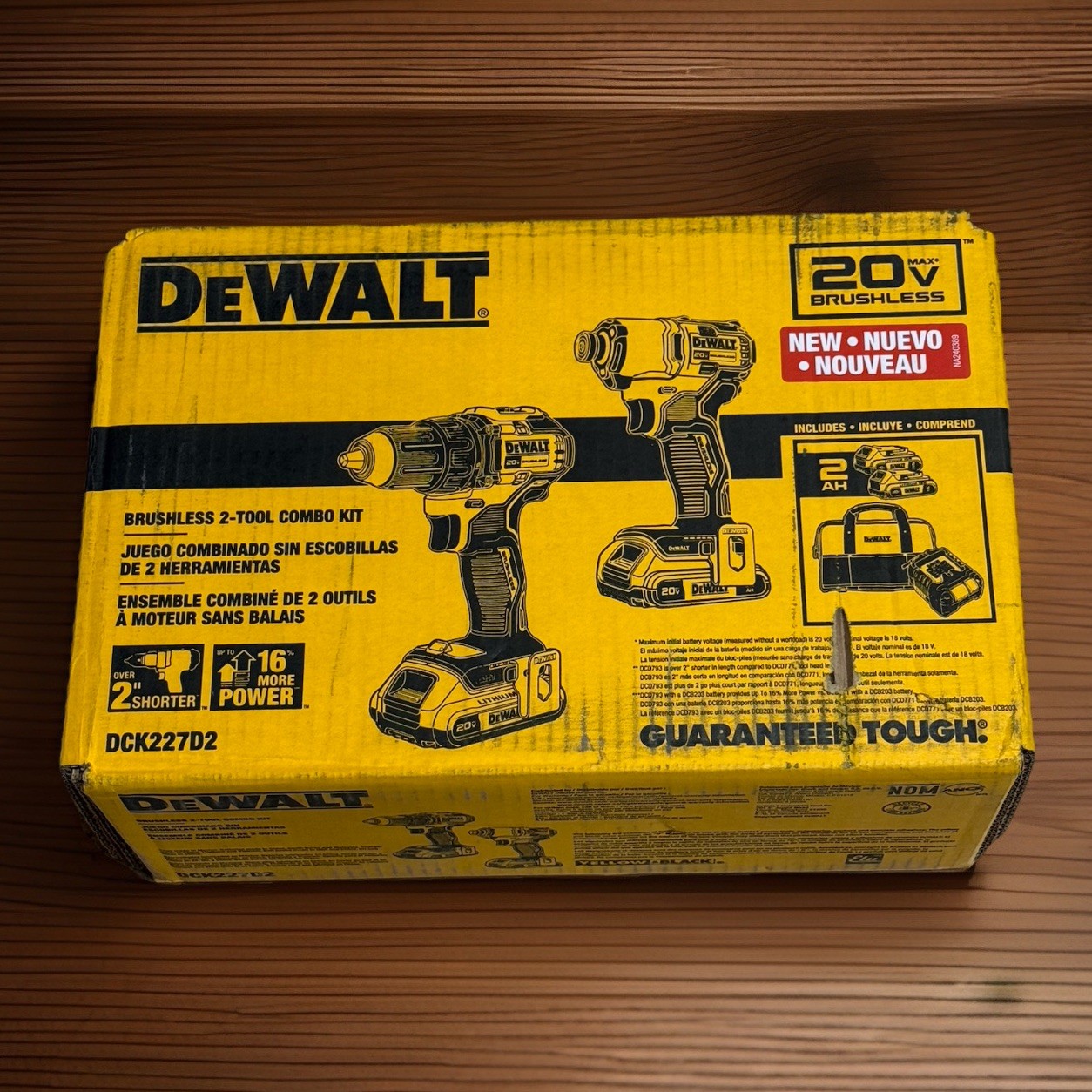 DEWALT 20V Max 2-Tool Power Tool Combo Kit DCK227D2 (Battery & Charger)