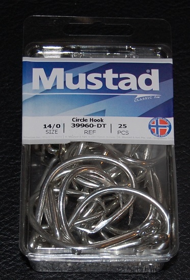 25 Mustad 39960DT Duratin Size 14/0 Circle Hooks 2X Strong Saltwater 39960DT-140