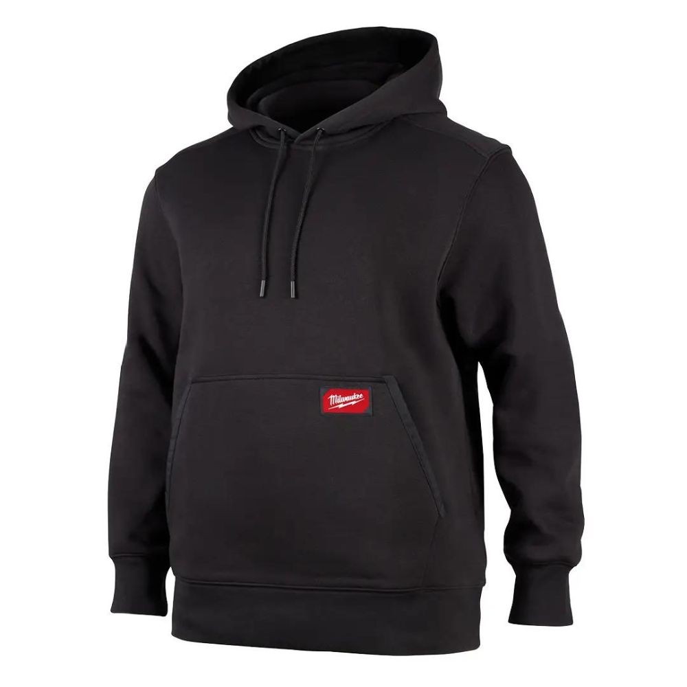 Milwaukee 351B-XL Midweight Pullover Hoodie Black XL Men's Cotton/Poly