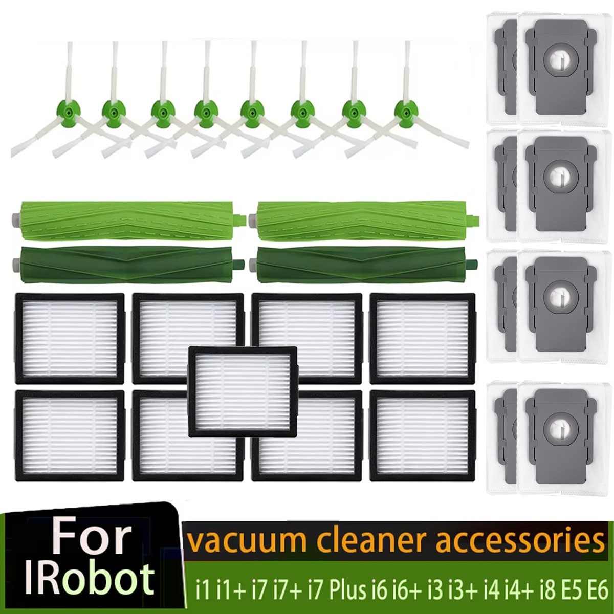 Replacement Parts for iRobot Roomba i7 i7+ i3 i3+ i4 i4+ i5 i5+ i6 i6+ i8 i8+ E5