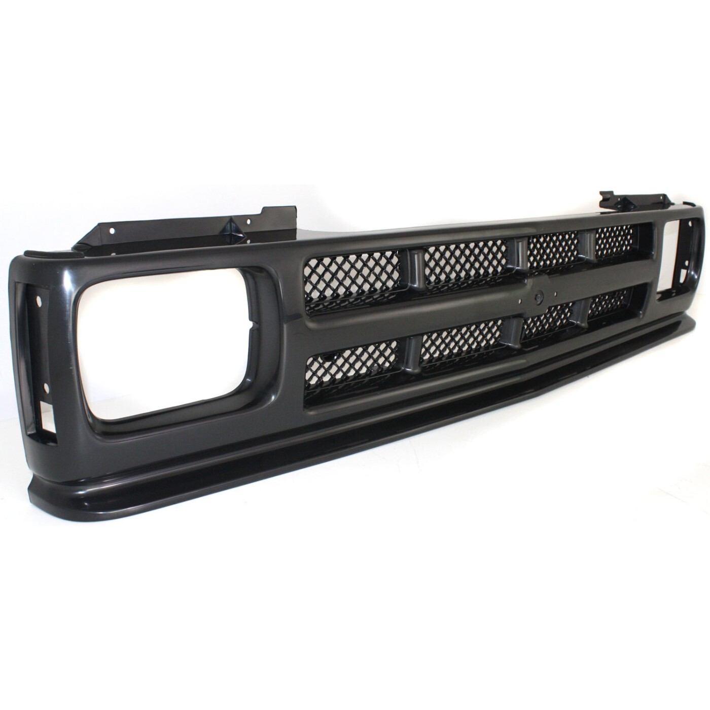 Grille For 1991-93 Chevrolet S10 1991-94 S10 Blazer Textured Black Shell Insert