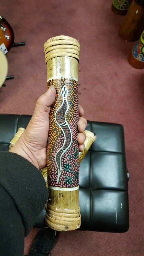 Berkeley Bamboo Handheld Rain Sticks (Australian Ancient Paint)