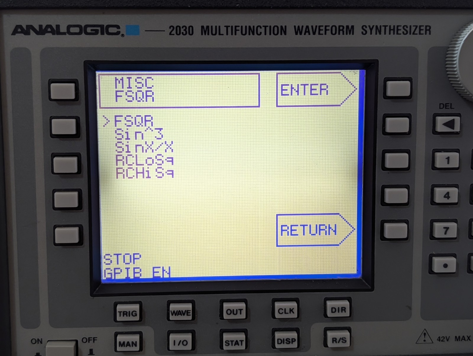 Analogic 2030A Arbitrary Waveform/Function Generator 50MS/s, 20 Volts P-P, GPIB