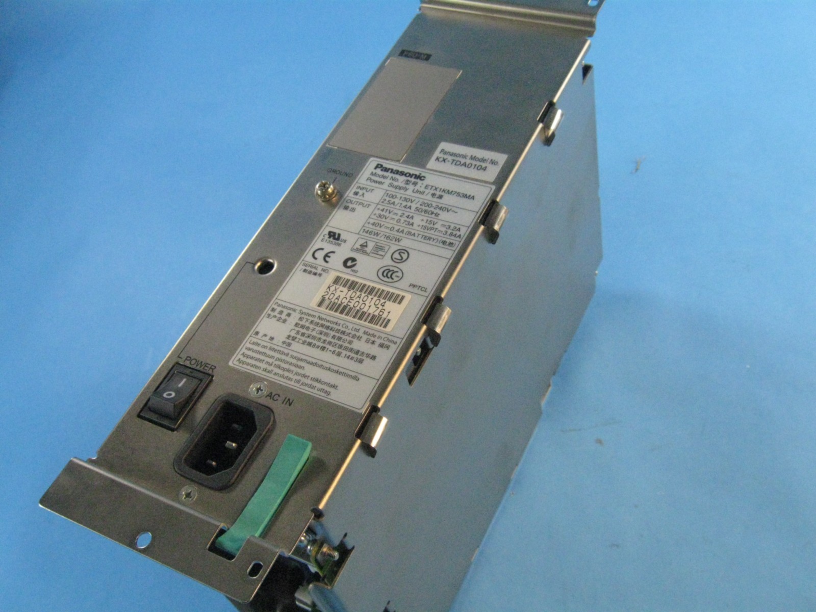 Panasonic KX-TDA0104 KX-TDA 100 & 200 PSU M- Main Cabinet Power Supply M TYPE