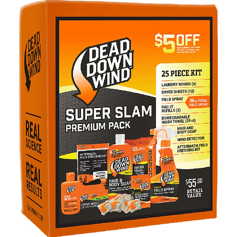Dead Down Wind DBA Arcus Hunting 208118 Super Slam 25 Piece Box Kit