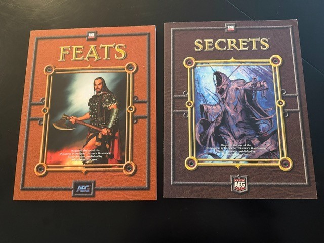 AEG d20 Sourcebook Secrets Feats VG 7012