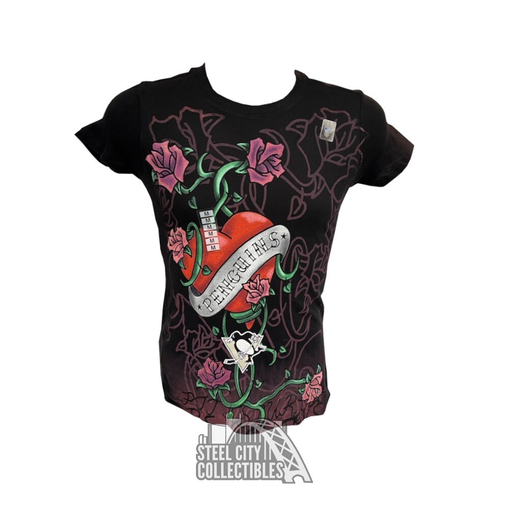 Pittsburgh Penguins Reebok Black Long Body Women's T-Shirt
