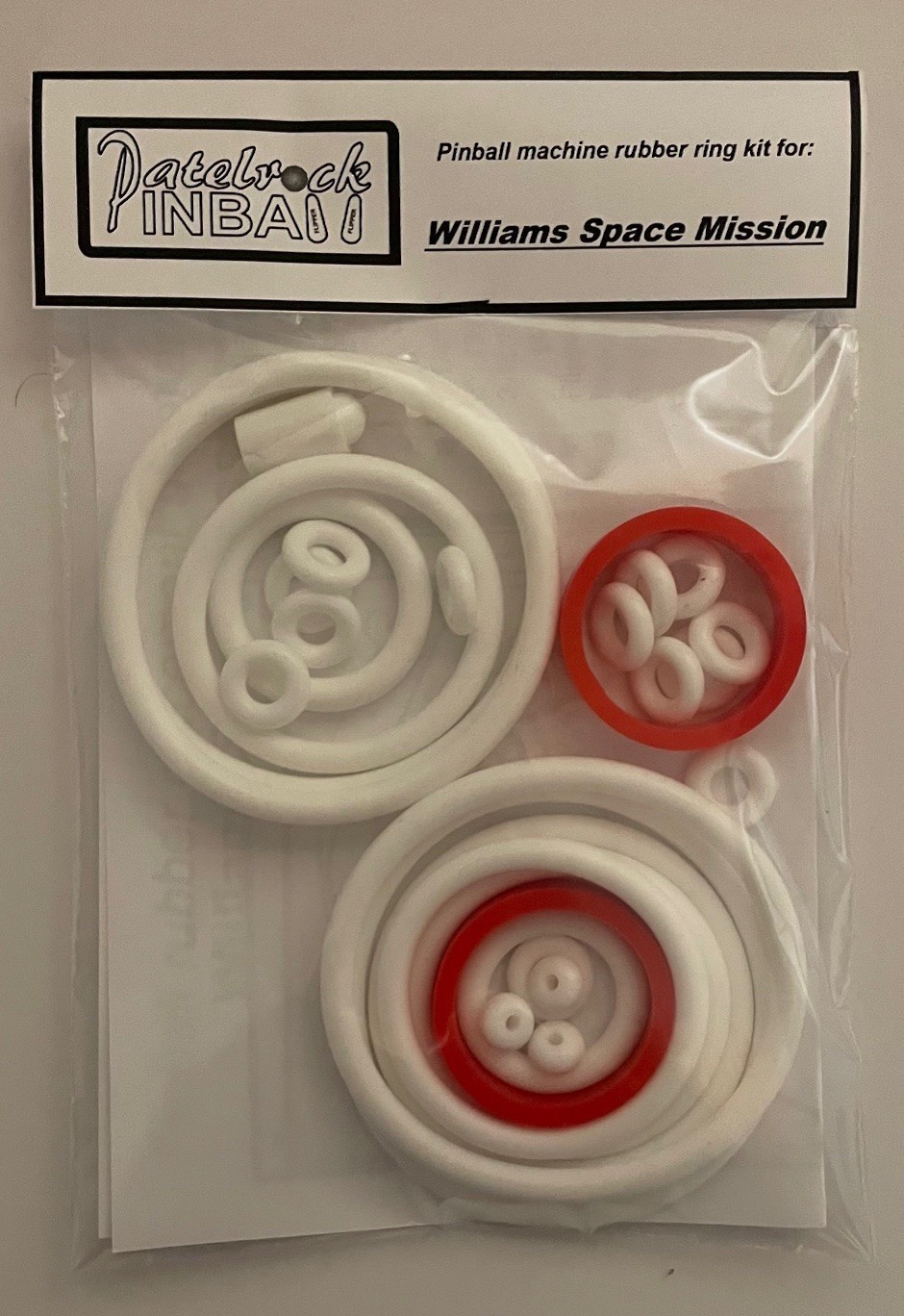 1976 Williams Space Mission Pinball Machine Rubber Ring Kit