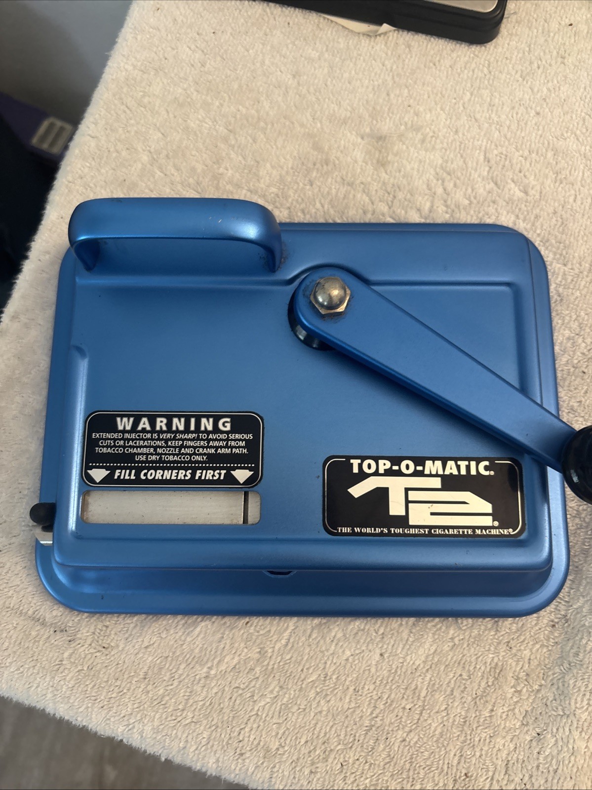Top-O-Matic T2 Manual Cigarette Rolling Machine