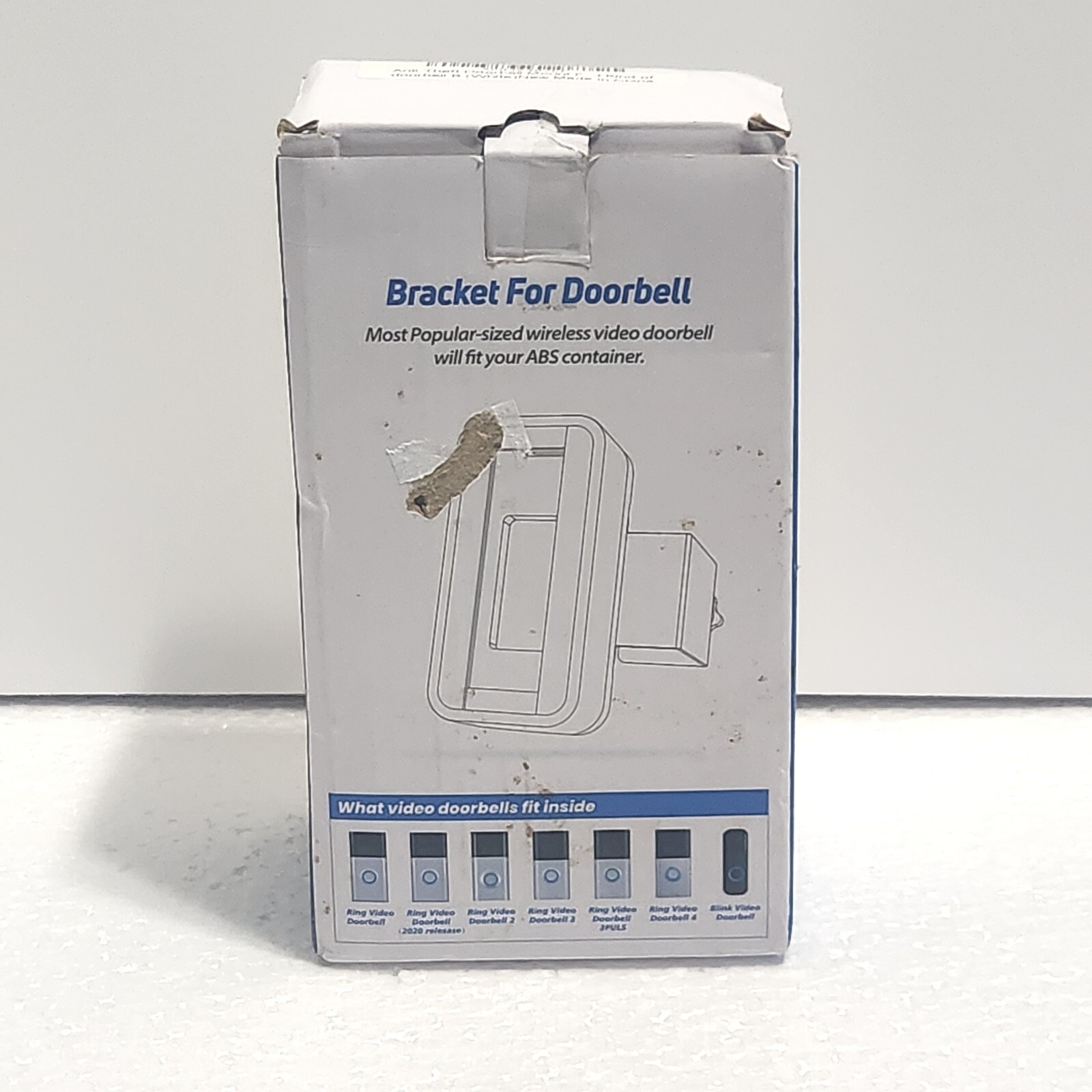 White Anti-Theft Door Mounting Bracket For Ring Video 1 2 3 3plus 4, For Blink