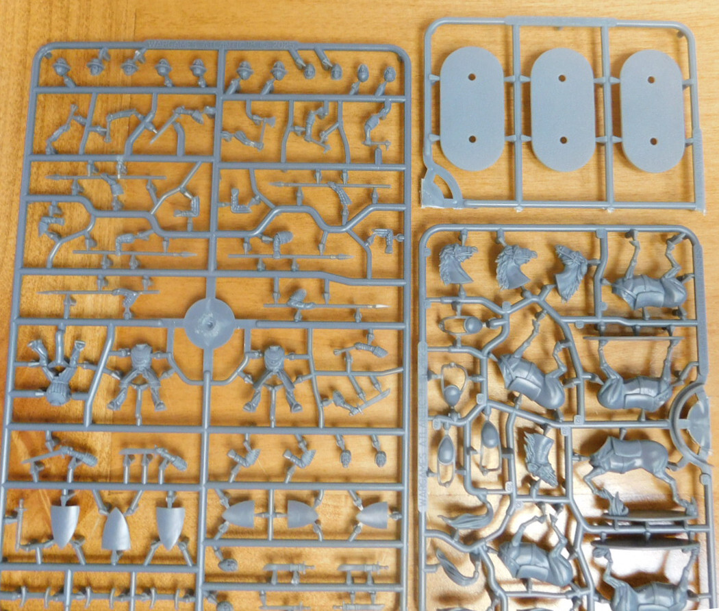 Wargames Atlantic Baron's War Mounted Serjeants (1150-1320) Three Sprues