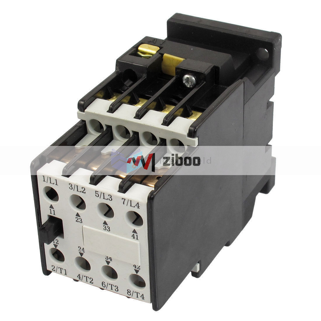 CJ20-10A 3Pole 2NO 2NC Standard Mounting Rail 4KW AC Contactor 35mm Coil 24V✦Kd