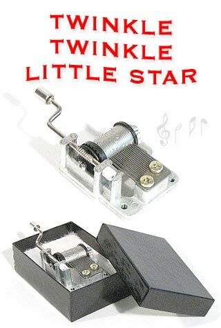 Twinkle Little Star Hurdy Gurdy Music Box
