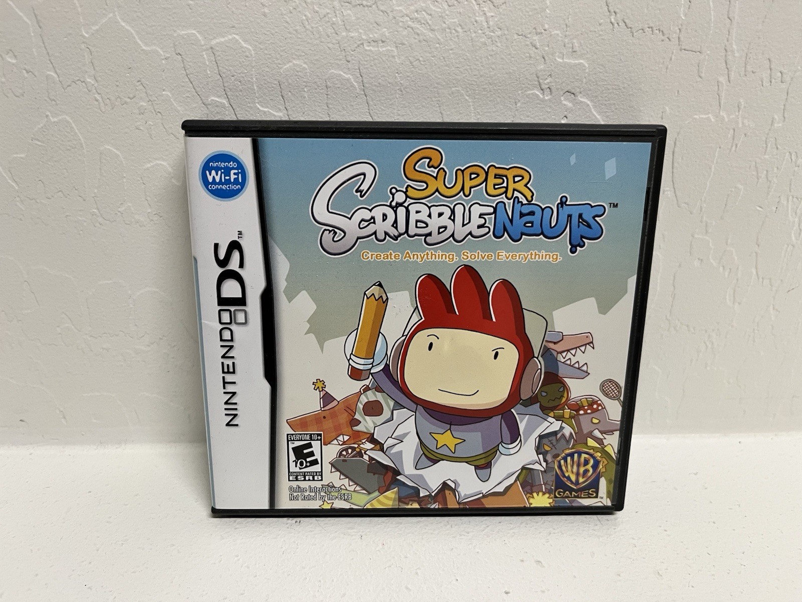 Super Scribblenauts (Nintendo DS, 2010) Case, Manual & Inserts only, No Game!