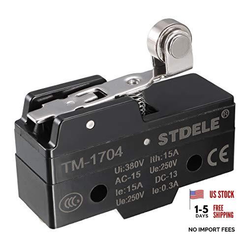 TM-1704 SPDT 1NO+1NC Panel Mount Short Hinge Roller Lever Type Micro Limit