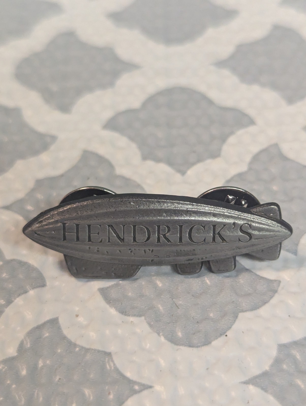 HENDRICKS GIN METALLIC PIN BLIMP BOTANICAL EXCLUSIVE LIMITED EDITION